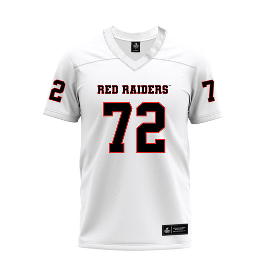Texas Tech - NCAA Football : Sheridan Wilson - White Premium Football Jersey-0