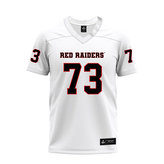Texas Tech - NCAA Football : Danilo Guberinich - White Premium Football Jersey-0