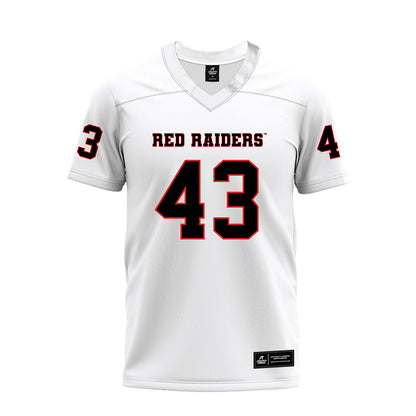 Texas Tech - NCAA Football : Chris Lemons - White Premium Football Jersey-0