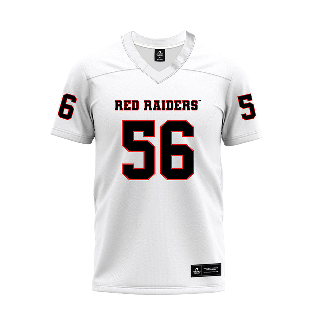 Texas Tech - NCAA Football : Davion Carter - White Premium Football Jersey-0