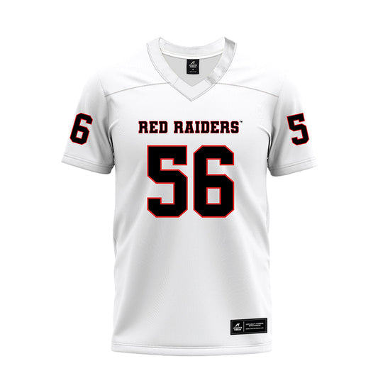 Texas Tech - NCAA Football : Davion Carter - White Premium Football Jersey-0