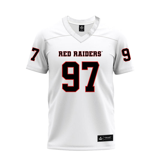 Texas Tech - NCAA Football : Charles Anderson - White Premium Football Jersey-0