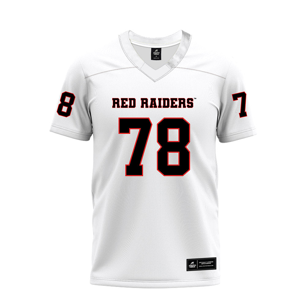Texas Tech - NCAA Football : Ellis Davis - White Premium Football Jersey-0