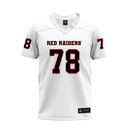 Texas Tech - NCAA Football : Ellis Davis - White Premium Football Jersey-0
