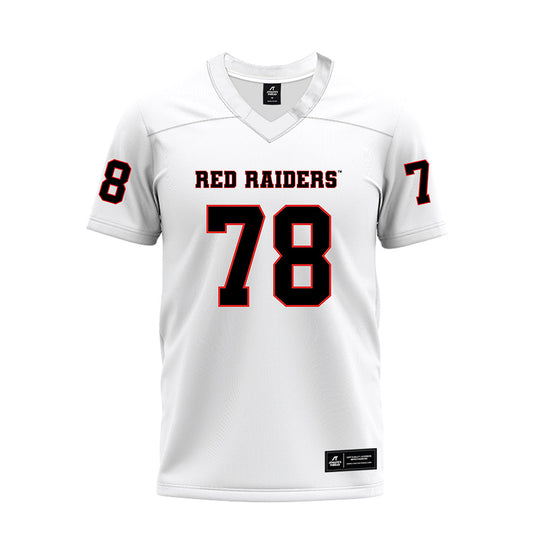 Texas Tech - NCAA Football : Ellis Davis - White Premium Football Jersey-0