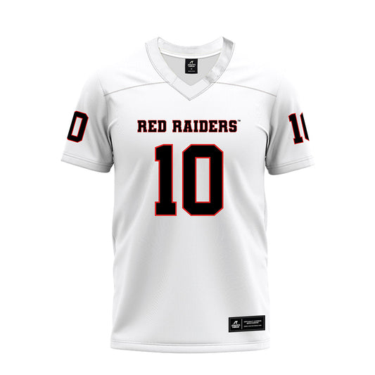 Texas Tech - NCAA Football : Jacob Rodriguez - White Premium Football Jersey-0