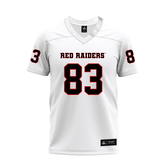 Texas Tech - NCAA Football : Jack Esparza - White Premium Football Jersey-0