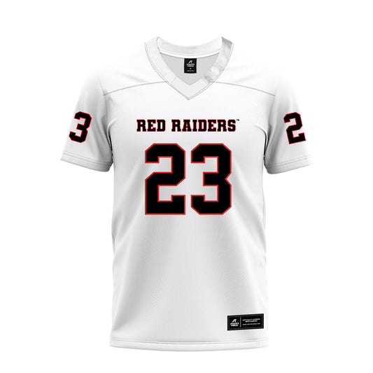 Texas Tech - NCAA Football : Adam Hill - White Premium Football Jersey-0