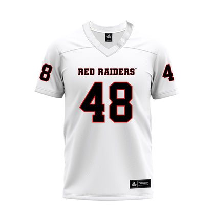 Texas Tech - NCAA Football : Gage Elder - White Premium Football Jersey-0