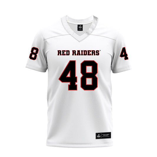 Texas Tech - NCAA Football : Gage Elder - White Premium Football Jersey-0