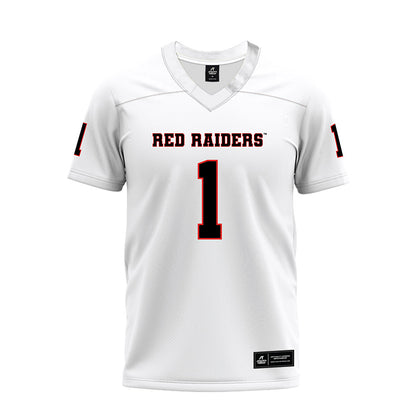 Texas Tech - NCAA Football : reggie Virgil - White Premium Football Jersey-0