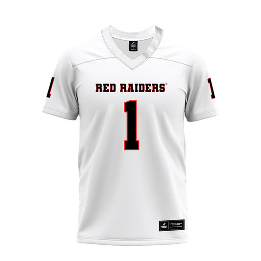 Texas Tech - NCAA Football : reggie Virgil - White Premium Football Jersey-0