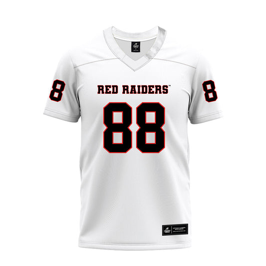 Texas Tech - NCAA Football : Amier Washington - White Premium Football Jersey-0