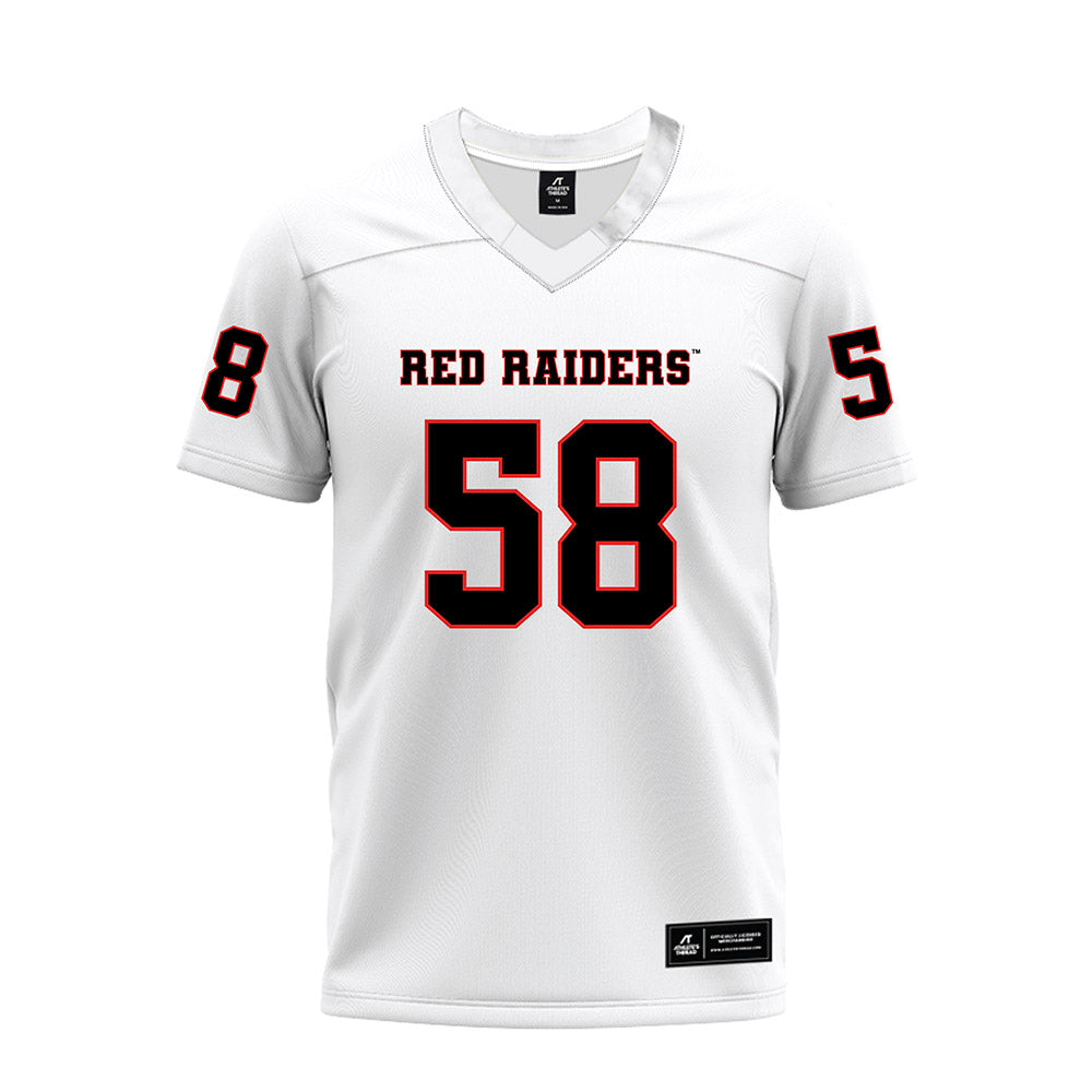 Texas Tech - NCAA Football : Tanner Allen - White Premium Football Jersey-0