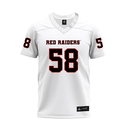 Texas Tech - NCAA Football : Tanner Allen - White Premium Football Jersey-0