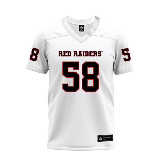 Texas Tech - NCAA Football : Tanner Allen - White Premium Football Jersey-0