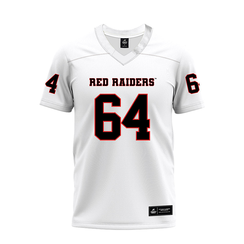 Texas Tech - NCAA Football : Jurrien Loftin - White Premium Football Jersey-0