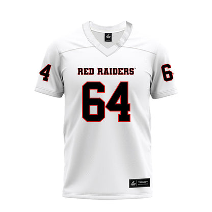 Texas Tech - NCAA Football : Jurrien Loftin - White Premium Football Jersey-0