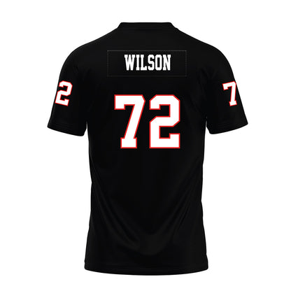 Texas Tech - NCAA Football : Sheridan Wilson - Black Premium Football Jersey-1