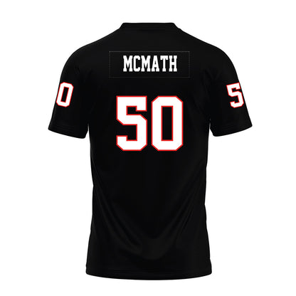 Texas Tech - NCAA Football : Patrick McMath - Black Premium Football Jersey-1