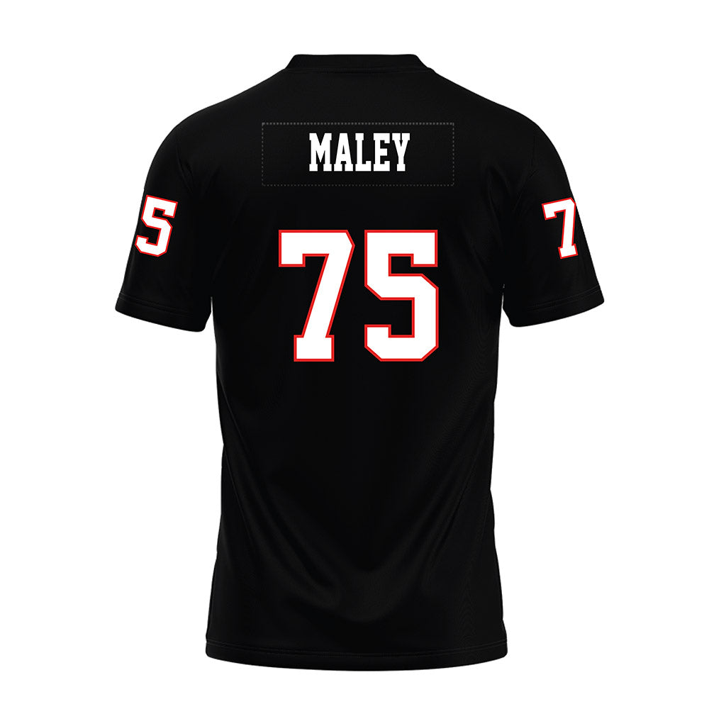 Texas Tech - NCAA Football : Garin Maley - Black Premium Football Jersey-1