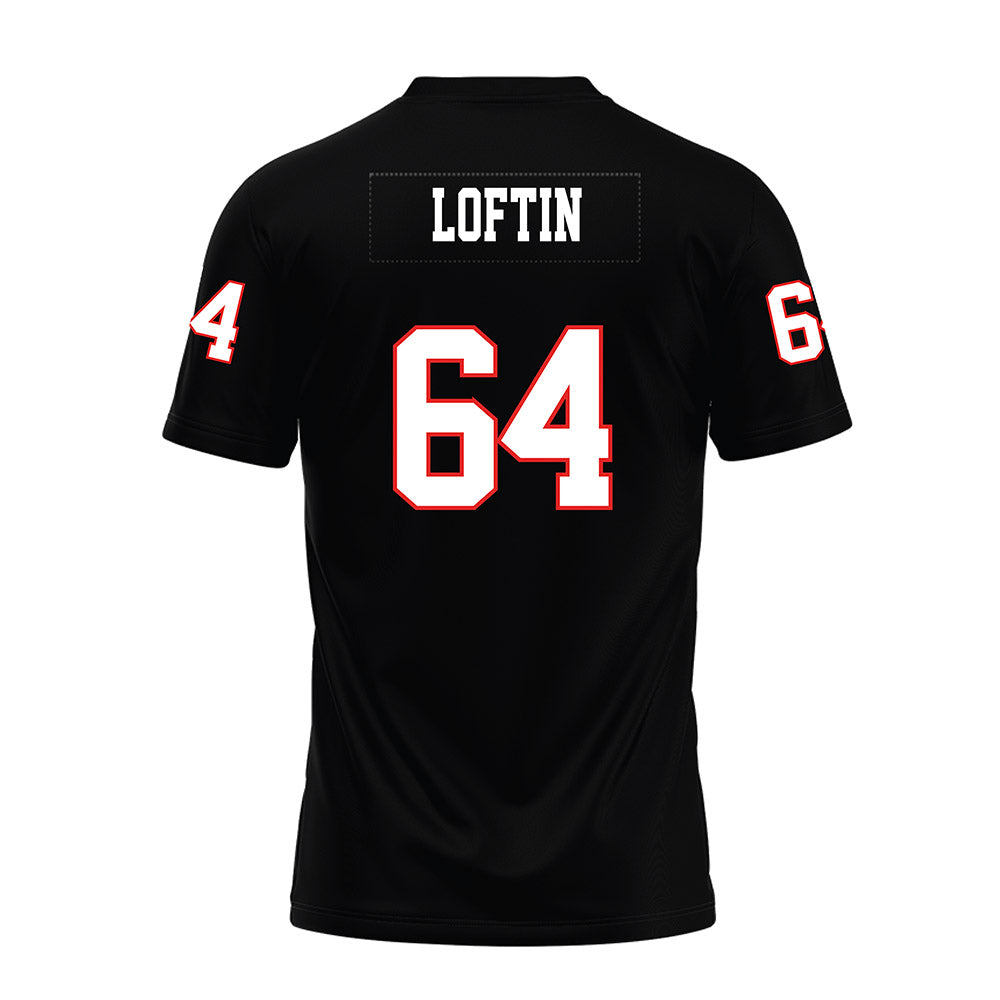 Texas Tech - NCAA Football : Jurrien Loftin - Black Premium Football Jersey-1