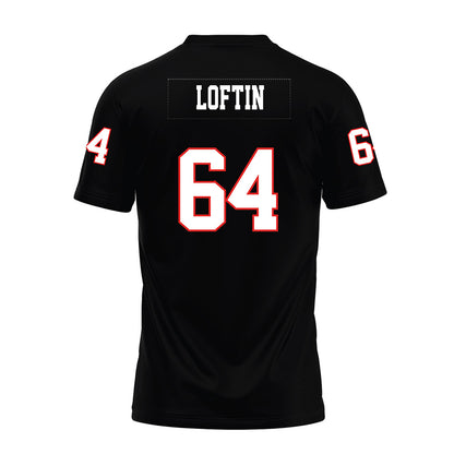 Texas Tech - NCAA Football : Jurrien Loftin - Black Premium Football Jersey-1