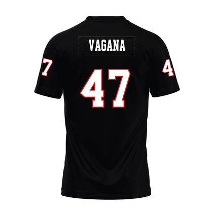 Texas Tech - NCAA Football : Rylan Vagana - Black Premium Football Jersey-1