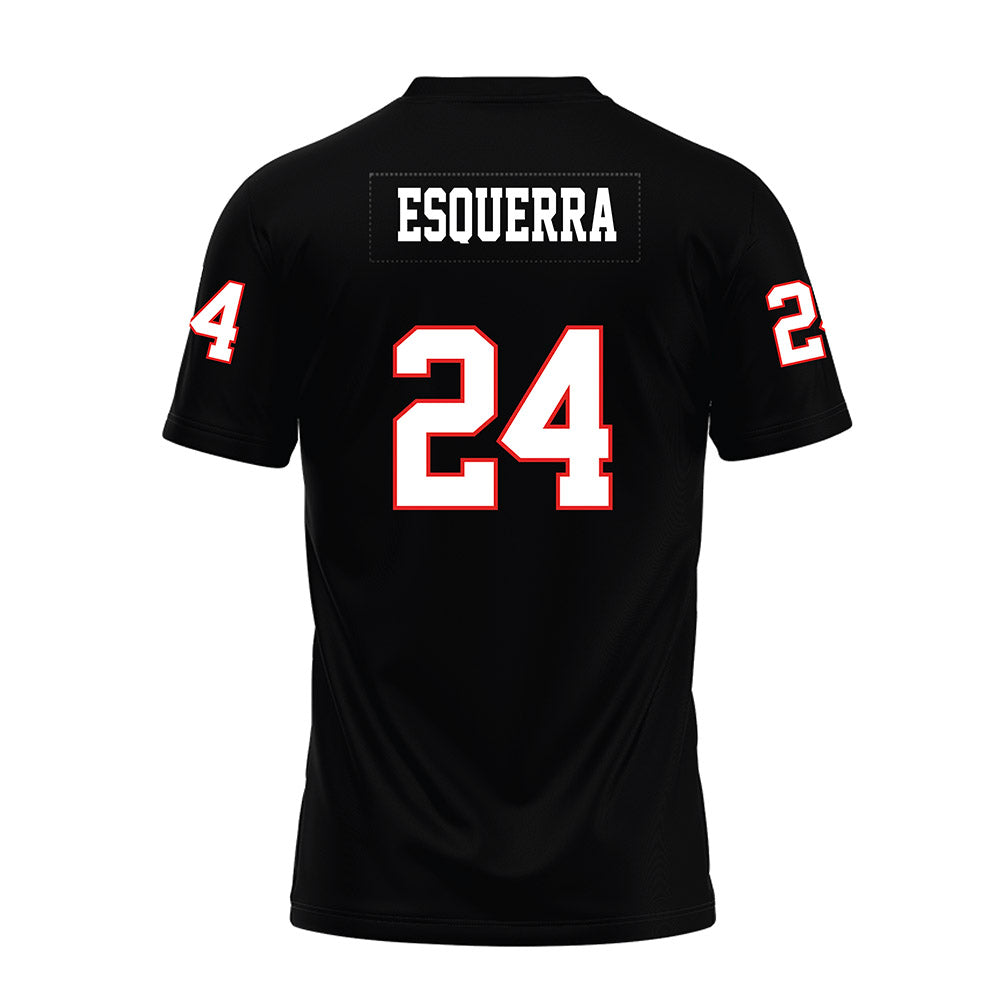 Texas Tech - NCAA Football : Malik Esquerra - Black Premium Football Jersey-1