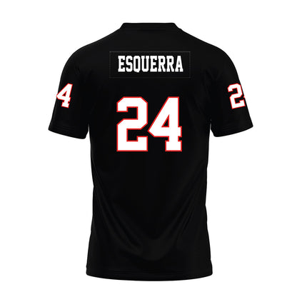 Texas Tech - NCAA Football : Malik Esquerra - Black Premium Football Jersey-1