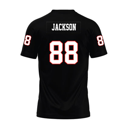 Texas Tech - NCAA Football : Trey Jackson - Black Premium Football Jersey-1