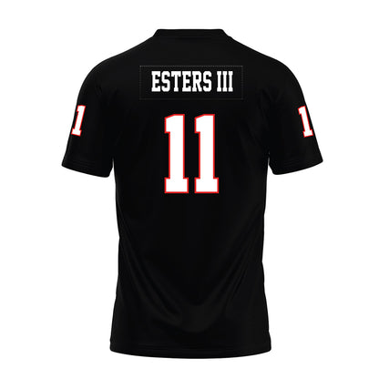 Texas Tech - NCAA Football : Charles Esters III - Black Premium Football Jersey-1