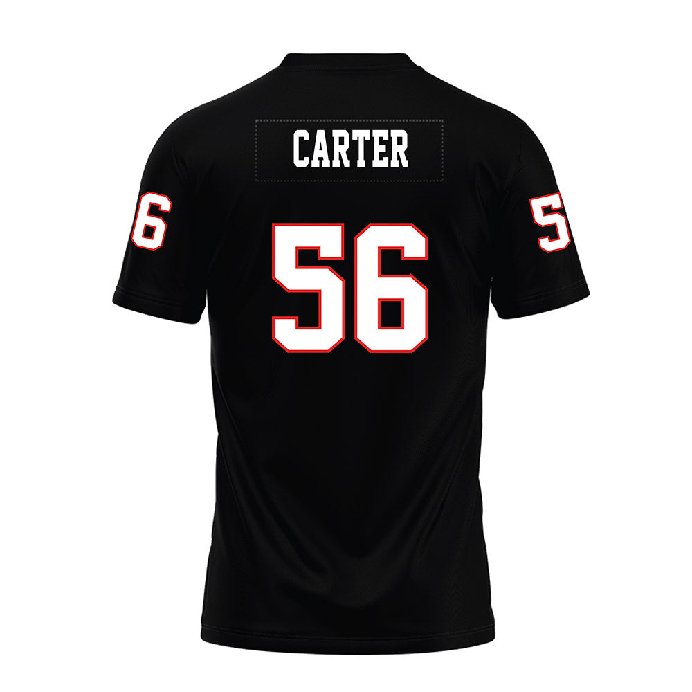 Texas Tech - NCAA Football : Davion Carter - Black Premium Football Jersey-1