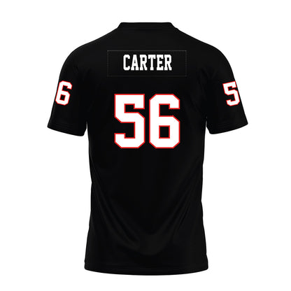 Texas Tech - NCAA Football : Davion Carter - Black Premium Football Jersey-1