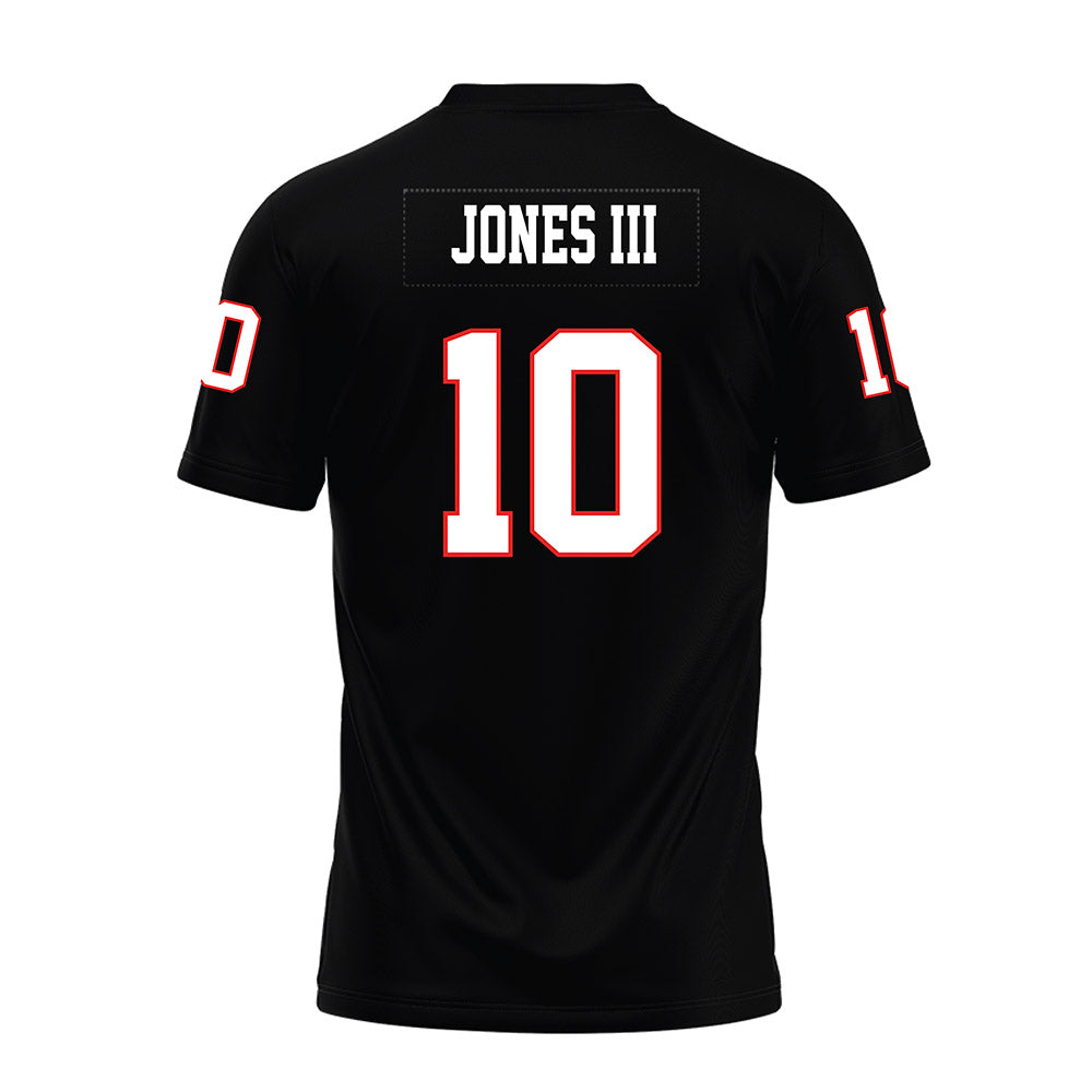 Texas Tech - NCAA Football : Lloyd Jones III - Black Premium Football Jersey-1