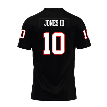 Texas Tech - NCAA Football : Lloyd Jones III - Black Premium Football Jersey-1