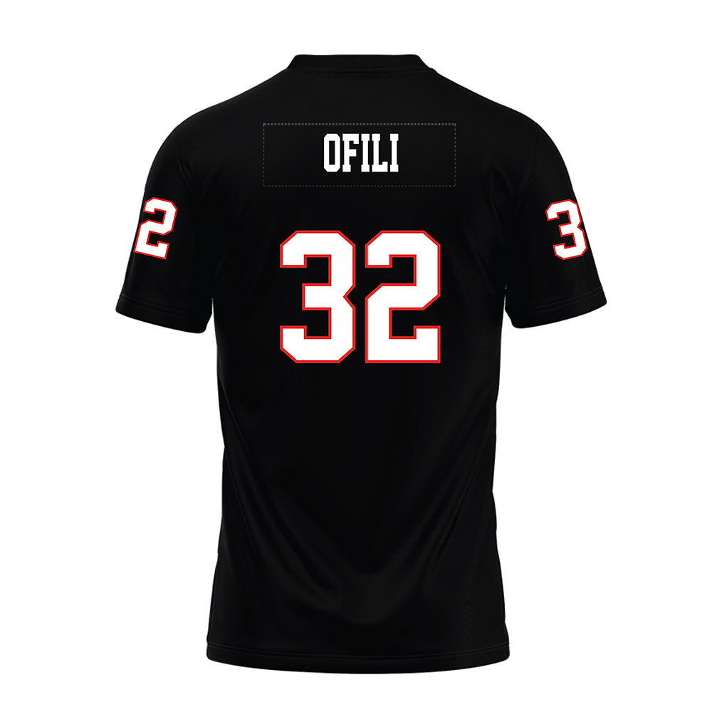 Texas Tech - NCAA Football : Cheta Ofili - Black Premium Football Jersey-1