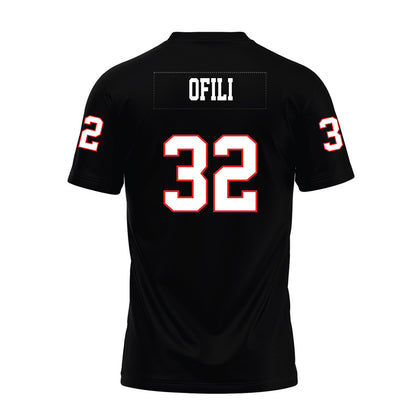Texas Tech - NCAA Football : Cheta Ofili - Black Premium Football Jersey-1