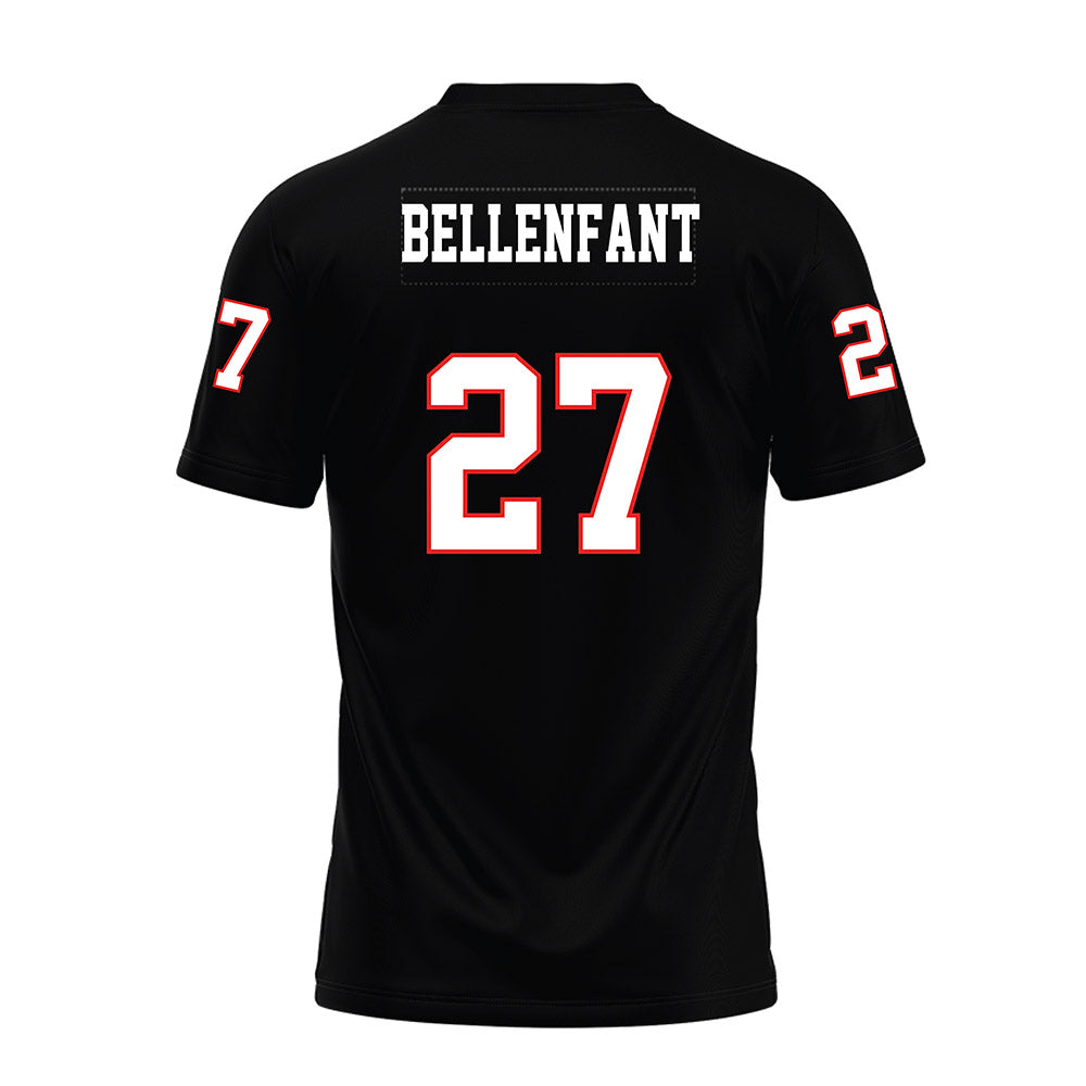 Texas Tech - NCAA Football : Upton Bellenfant - Black Premium Football Jersey-1