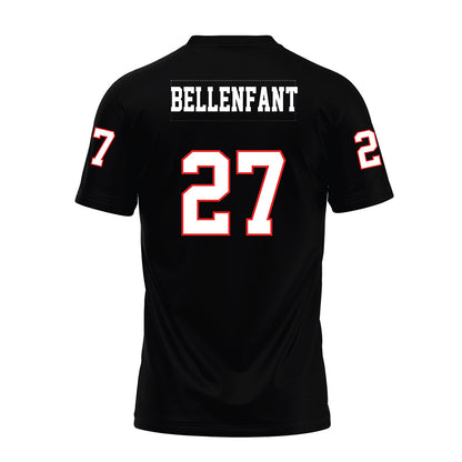 Texas Tech - NCAA Football : Upton Bellenfant - Black Premium Football Jersey-1