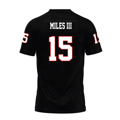 Texas Tech - NCAA Football : Oliver Miles III - Black Premium Football Jersey-1