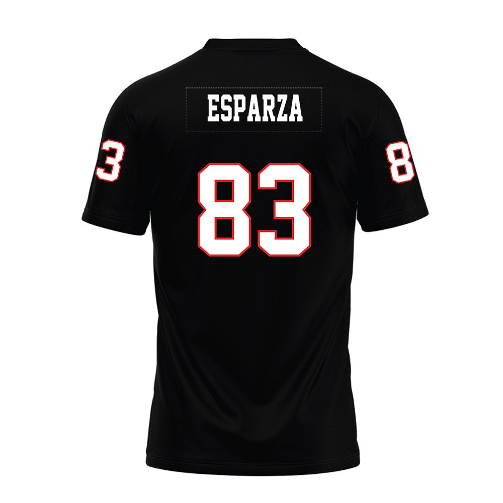 Texas Tech - NCAA Football : Jack Esparza - Black Premium Football Jersey-1
