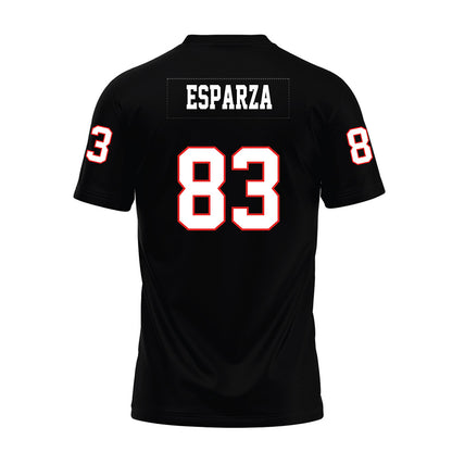 Texas Tech - NCAA Football : Jack Esparza - Black Premium Football Jersey-1