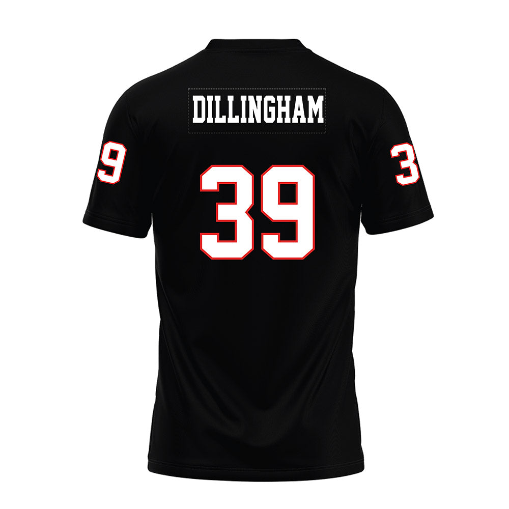 Texas Tech - NCAA Football : Luke Dillingham - Black Premium Football Jersey-1