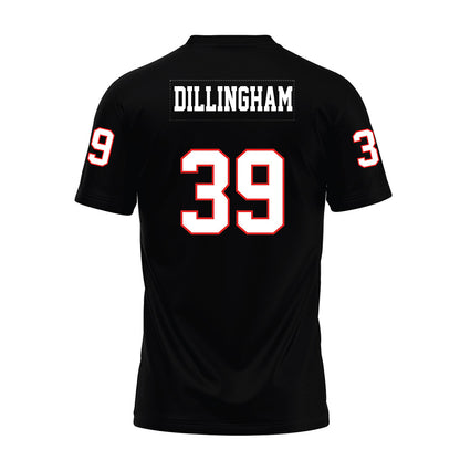 Texas Tech - NCAA Football : Luke Dillingham - Black Premium Football Jersey-1