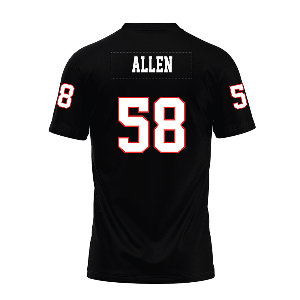 Texas Tech - NCAA Football : Tanner Allen - Black Premium Football Jersey-1