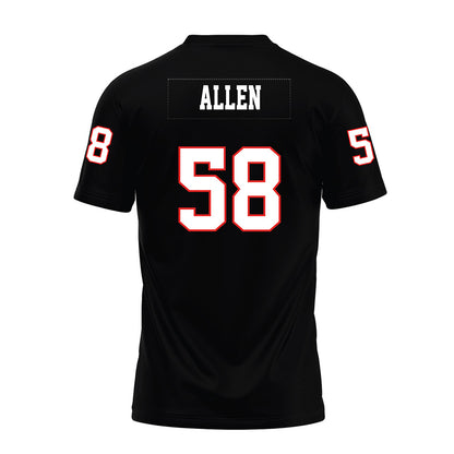 Texas Tech - NCAA Football : Tanner Allen - Black Premium Football Jersey-1
