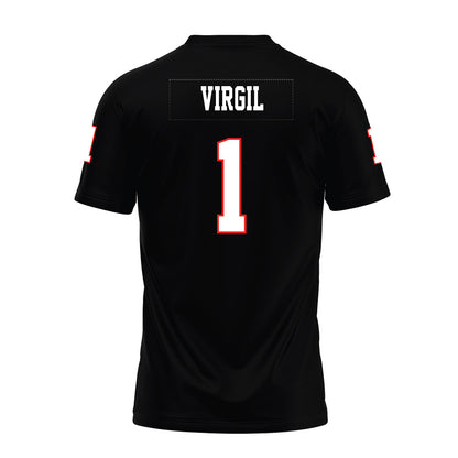 Texas Tech - NCAA Football : reggie Virgil - Black Premium Football Jersey-1