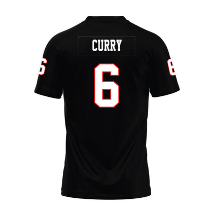 Texas Tech - NCAA Football : John Curry - Black Premium Football Jersey-1