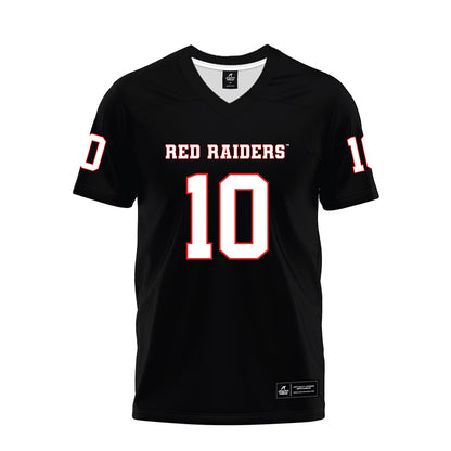 Texas Tech - NCAA Football : Jacob Rodriguez - Black Premium Football Jersey-0